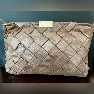 Jimmy Choo Bronze Clutch
